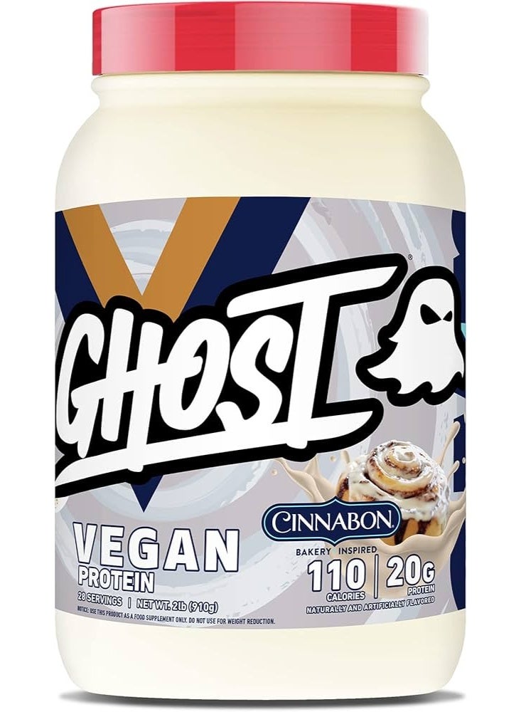 GHOST Vegan Protein 2LB (910g) – Cinnabon Flavor - Image 1